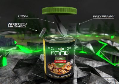 pojedynczy kadr z animacji C-BORG Food