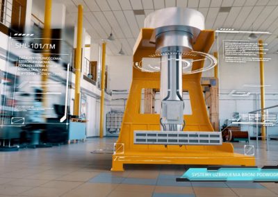 pojedynczy kadr z filmu korporacyjnego dla Centrum Techniki Morskiej Ośrodka Badawczo Rozwojowego