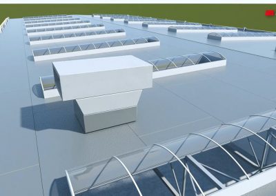 pojedynczy kadr z animacji Budowa hali przemysłowej