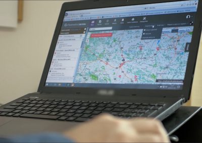 pojedyncza klatka z filmu Mobipol Case Study dla Verizon Connect
