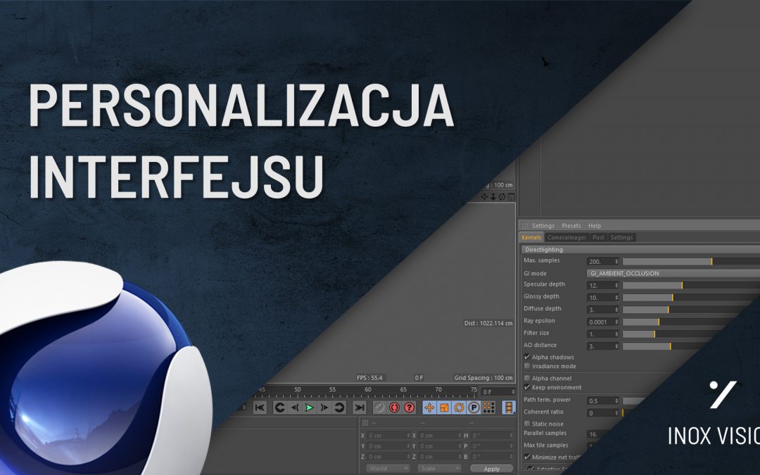 Personalizacja interfejsu w Cinema 4D